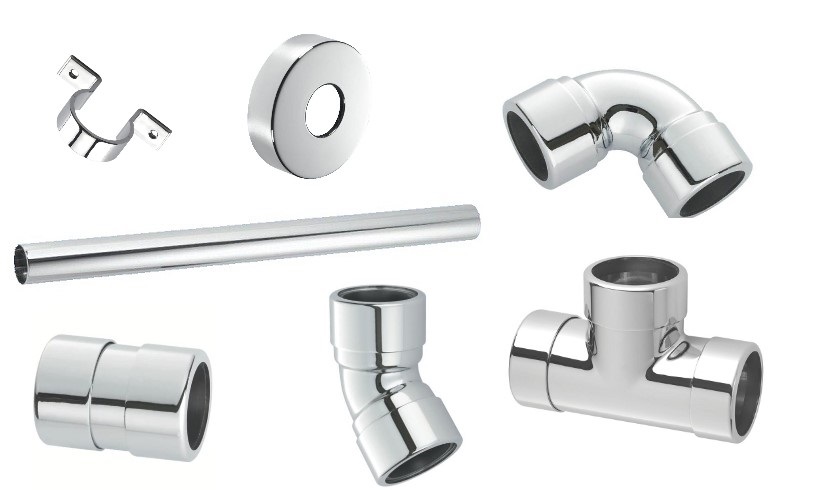 McAlpine Chrome Waste Pipe And Fittings